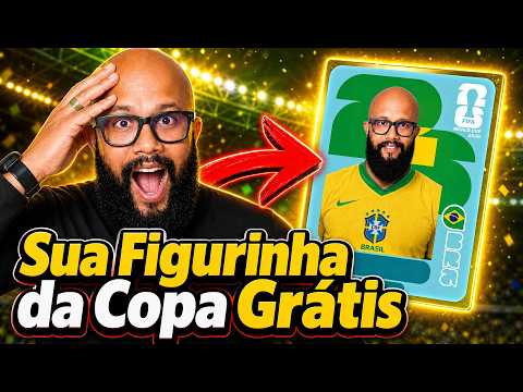 O PROMPT que TÁ VIRALIZANDO: Sua FIGURINHA da COPA 2026 com I.A (Grátis)