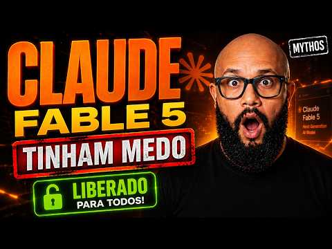 LIBERADO: NOVO CLAUDE FABLE 5 (MYTHOS) A IA Que TINHAM MEDO de Lançar